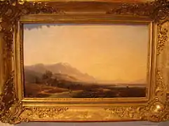 Antoine Guindrand  Paysage de l'Isère [Isère landscape] (1836)