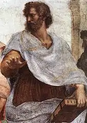 Image 37Aristotle in The School of Athens, by Raphael (from Western philosophy)