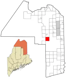 Location of Masardis, Maine