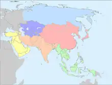 UN geoscheme for Asia Central Asia Eastern Asia South-eastern Asia Southern Asia Western Asia