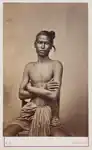 August Sachtler, Untitled photograph from group of 20 cartes-de-visite portraits, c. 1860s, 10.2 x 6.2 cm, Collection of National Museum of Singapore