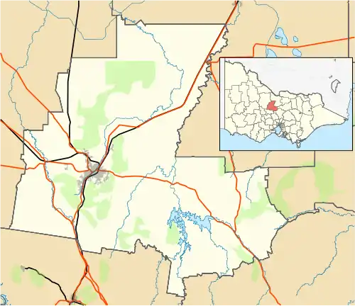 Neilborough is located in City of Bendigo