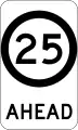 (G9-79) 25&nbsp;km/h Speed Limit Ahead