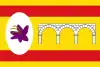 Flag of Cortes de Aragón, Spain