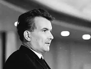 Horst Salomon delivering a speech to East) German Writers' Association (1966)