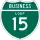 Interstate 15 Business marker
