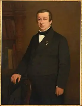 C. R. Hermans, by Frans van Beers in 1868.