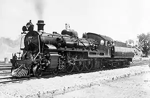 Indonesian steam locomotive