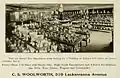 C. S. Woolworth store newspaper picture showing the expanded 2nd floor at 317-319 Lackawanna Ave., Scranton PA – Dec 8, 1900.