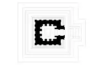 Floor plan of Gedong Songo-I, one of the nine temples