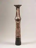 Candle Holder with decor of elongated humans and animals, 1957-62