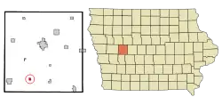 Location of Templeton, Iowa