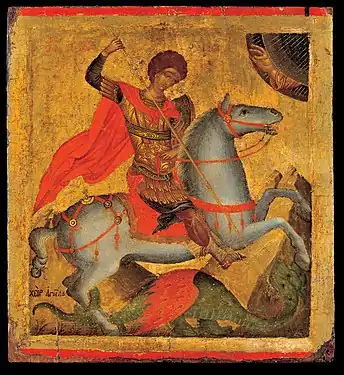 St George by Angelos Akotantos (15th century)