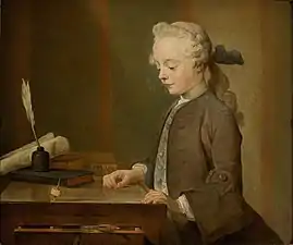 Portrait of Auguste Gabriel Godefroy (1741), oil on canvas, 64.5 x 76.5&nbsp;cm., São Paulo Museum of Art