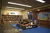 The McAuliffe Exhibit in the Henry Whittemore Library at Framingham State University