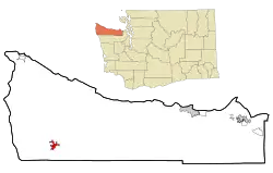 Location in the state of Washington