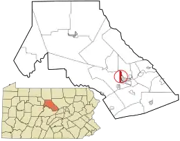 Location in Clinton County and the U.S. state of Pennsylvania.