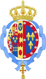 Coat of Arms as Princess of the Two Sicilies (1940-present)