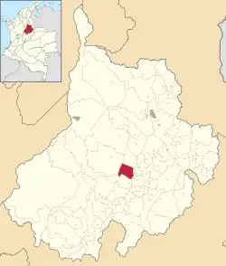 Location of the municipality and town of Hato, Santander in the Santander Department of Colombia.