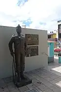 Statue in downtown Corozal
