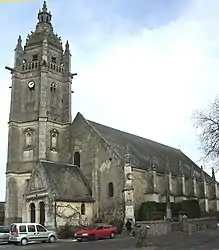 The church of Notre-Dame and St. Saintin in Courgeon