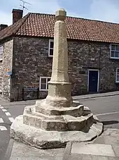 Medieval standing cross 80 m south of St Mary's Church