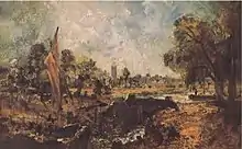 John Constable, Dedham Lock, 1820