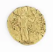 A coin of Samudragupta