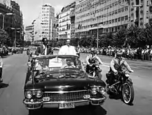 President of Ghana Kwame Nkrumah and President Tito in Belgrade, SR Serbia.