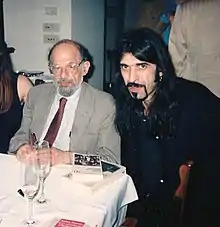 Dome La Muerte and Allen Ginsberg at the Tribute to Fernanda Pivano, Conegliano Veneto, 1995