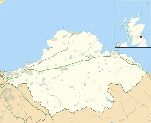 Dunbar is located in East Lothian