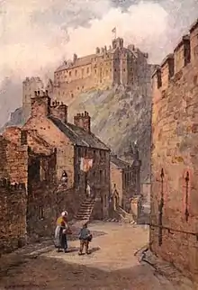 Edinburgh (1914 edition) by Robert Louis Stevenson.  Illustrated by James Heron.