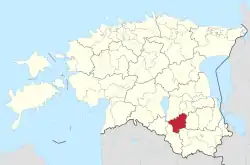 Otepää Parish within Valga County.