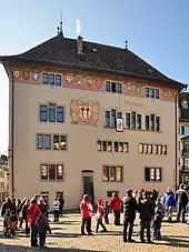 The Rathaus (town hall) of Rapperswil