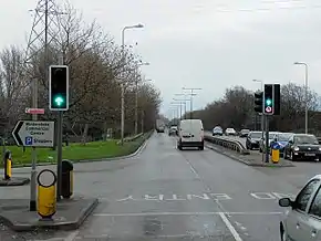 Entrance to Winterstoke Commercial Park from Herluin Way (A370).jpg