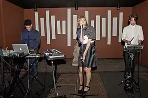 Entre Ríos performing in 2014 at the Museo Nacional de Bellas Artes