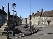 Medieval standing cross 50 m west of St Peter's Church