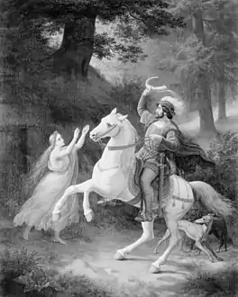 Frederik Storch's 1862 painting of the Otto I legend.