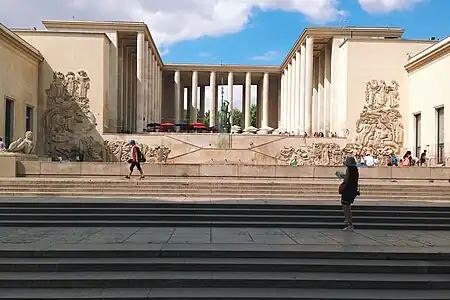 The Palais de Tokyo by André Aubert, Paul Viard, and Marcel Dastugue  (1937)