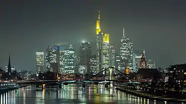 Skyline of Frankfurt, Germany