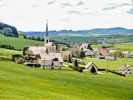 The town hall in Fuans