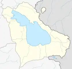 Gandzak is located in Gegharkunik