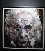 Gianni Sarcone, 2001, Master of Numbers, mixed media / collage, 76 x 76&nbsp;cm, Museum of Illusions, Kuala Lumpur (Malaysia).