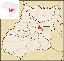 Location in Goiás state