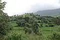Gothmi hill in Dahyat in rainy season