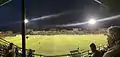 Panorama of the north, south and east stand of Veria Stadium during the premiere game between Greece vs Ukraine in 2015 European U19 championship.