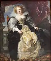 Helena Fourment, c. 1630, now in the Alte Pinakothek