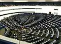The European Parliament in 2006, began operating in a hemicycle from its foundation in 1958, based on European traditions