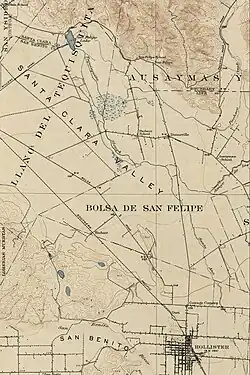 Tesquisquita Slough, Dunneville, and Pacecho Pass c. 1919