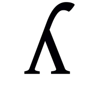 Small letter turned y